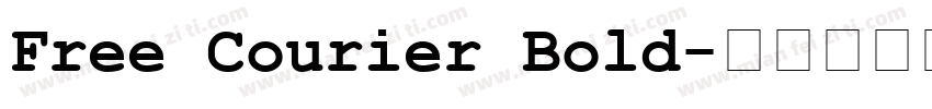 Free Courier Bold字体转换